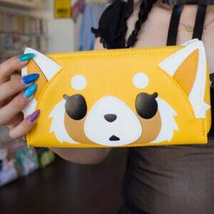 Loungefly X Sanrio Aggretsuko Two Face Wallet Pocketbook Rare NEW with tags 2018